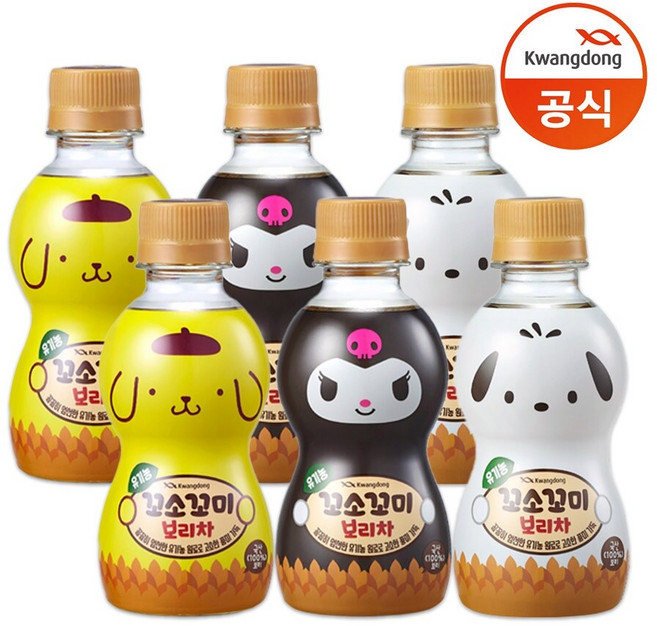 [G] 광동 꼬소꼬미 보리차 200ML 40입, 40개