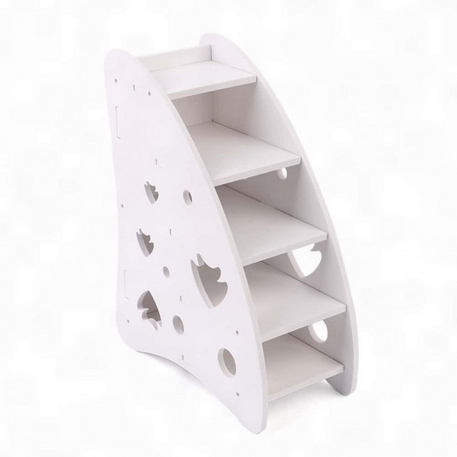 틈새 조립 보관함 소품 선반 정리함 책상 4칸 큐브 공간절약 분리 조립식보관함