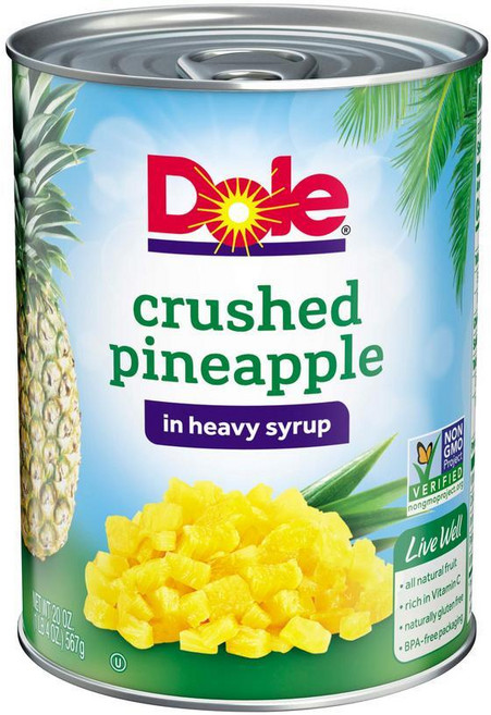 돌 크러시드 파인애플 헤비 시럽 591.5ml 캔, 1개