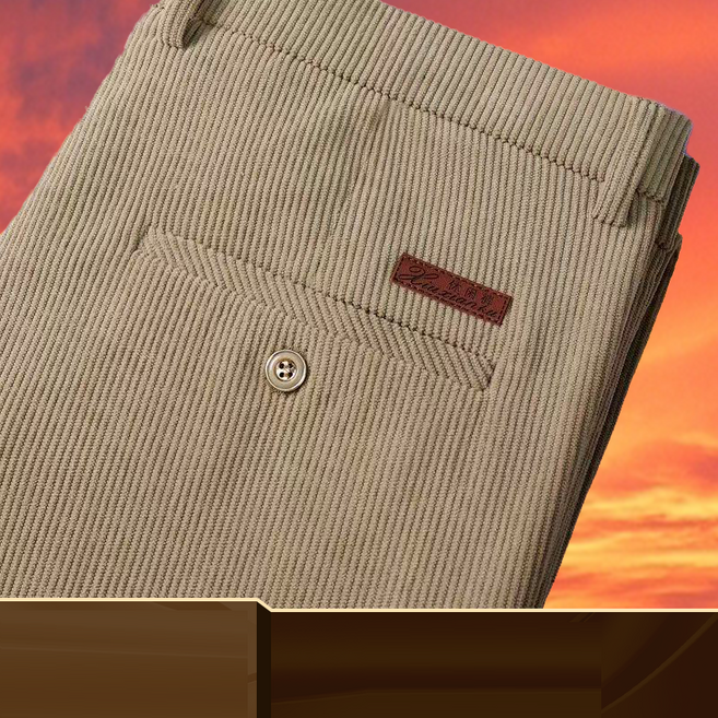 봄 가을 남성용 긴바지 하이웨스트 겨울 남성 코듀로이 일자 와이드 팬츠 추동 캐주얼 남자 바지 CJJ