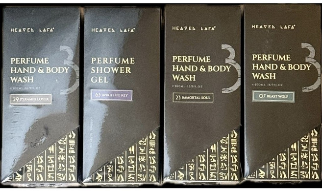 HEAVEN LAFA 天堂費洛香 香水沐浴露/香水沐浴乳 500ml - 多款香型可選, 1個, 29