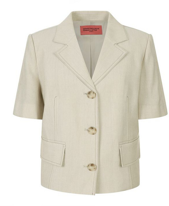 반에이크 반에이크 포인트 스티치크롭자켓_VB45JKM101Z