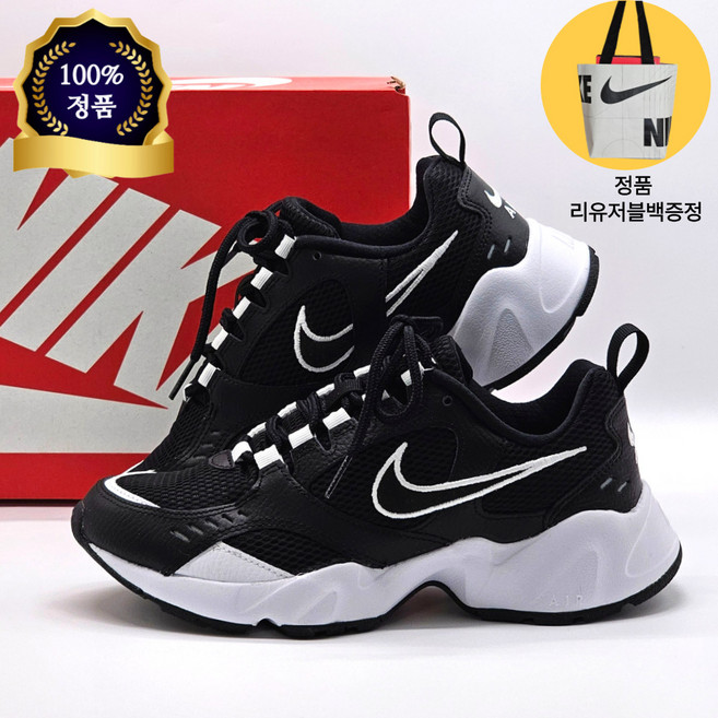 나이키 여성 운동화 에어 하이츠 블랙 쿠션좋은 러닝화 워킹화 정품리유저블백증정