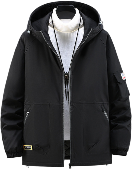 쥬엔리치 남자 빅사이즈 패딩 4-12XL 후드 집업 방수 점퍼 JR406