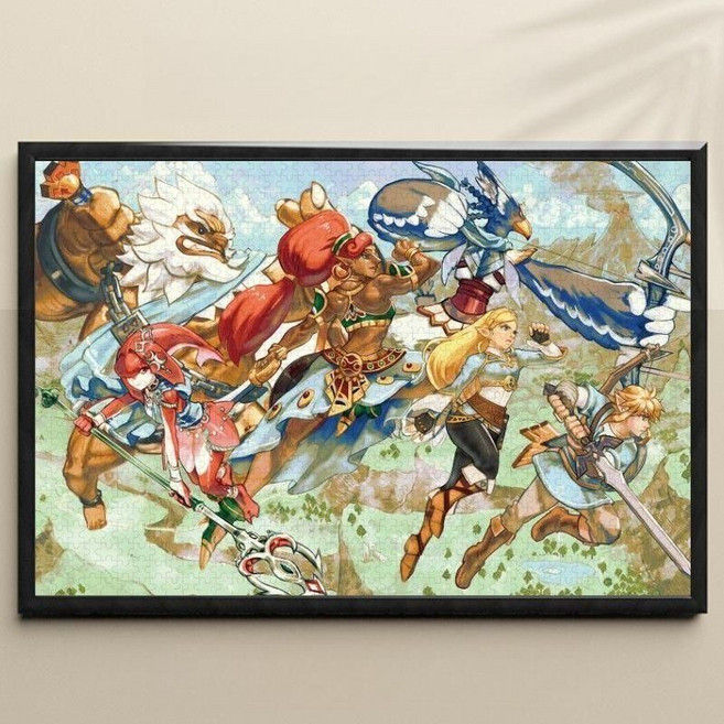 젤다의전설퍼즐1000피스 조각 직소 장난감 창의성, 4ZD