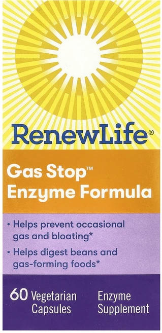 리뉴라이프 가스 스톱 엔자임 포뮬라 베지캡슐 60정, 6개 - 쿠팡
