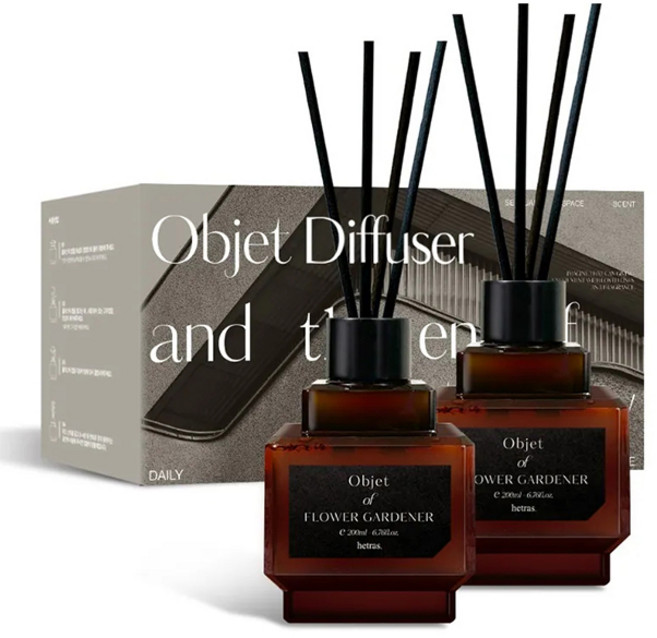 Hetras. 室內香氛擴香瓶套裝 容量:200mlx2ea, 1個, Department Store 1F