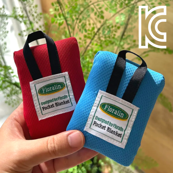 플로랄린 경량 초경량 방수 1인용 휴대용 돗자리, 레드돗자리