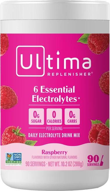 Ultima Replenisher Electrolyte Mix Raspberry 10.2 oz 288 g, 1개 - 쿠팡