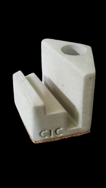 招財五角立體造型 幾何立體水泥筆筒花盆, 1個