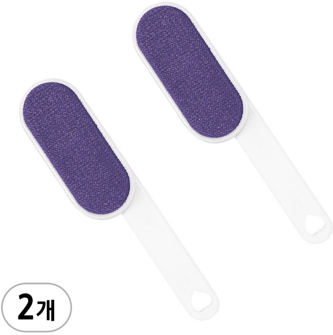 극세사 양면 옷솔 A타입 소형 22CM, 2개, 바이올렛