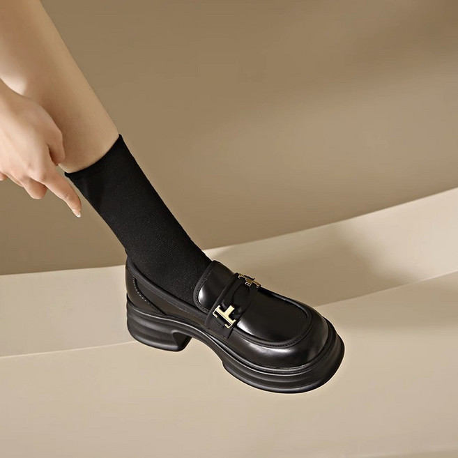 한아로지스 키높이 통굽 여자 로퍼