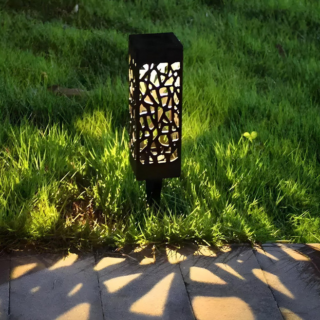 CK리빙 태양열 정원등 태양광 야외조명 잔디등 4개, 노란빛