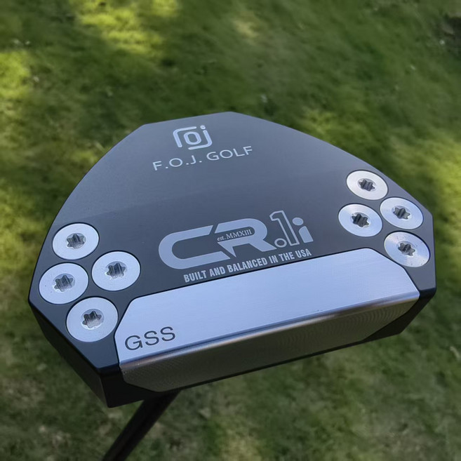FOJ 골프 클럽 제로 토크 골프 퍼터 스테인리스 스틸 GSS 클럽 페이스 및 2° 포워드 그립, 33도