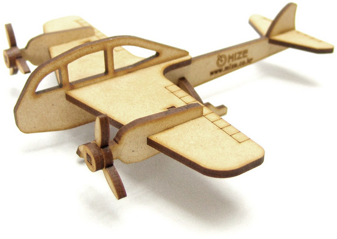 마이즈 탈것 폭격기 VE-13 목재 조립키트 친환경 MDF소재 국내제작 1개