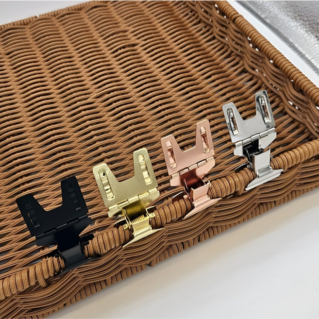 집게형 메탈 메모꽂이 네임꽂이 쇼카드 명함 메뉴꽂이 네임택 홀더 가격표 베이커리, 골드