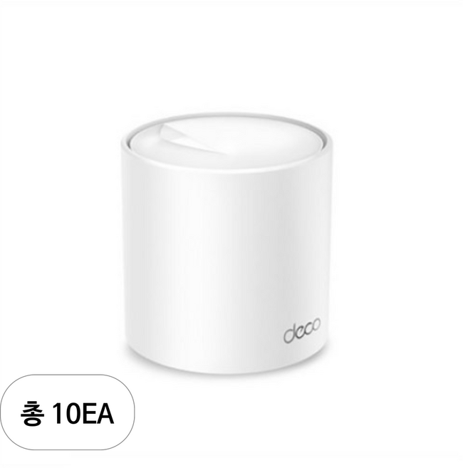 티피링크 AX3000 통합 홈 메시 WiFi 6 시스템 공유기, Deco X50, 10개