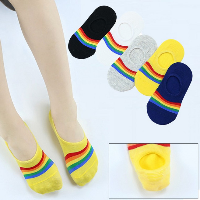 준캡 유아 아기양말 아동양말 여름양말 무지개삭스 5족 양말 메쉬 스타킹 1세-15세