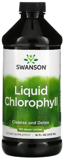 스완슨 액상 엽록소 100mg 473ml 리퀴드 클로로필 알팔파, 1개 - 쿠팡