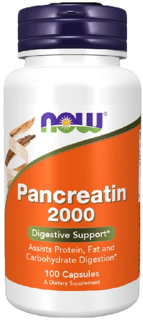 나우푸드 판크레아틴 2000 캡슐, 100정, 1개 - 쿠팡