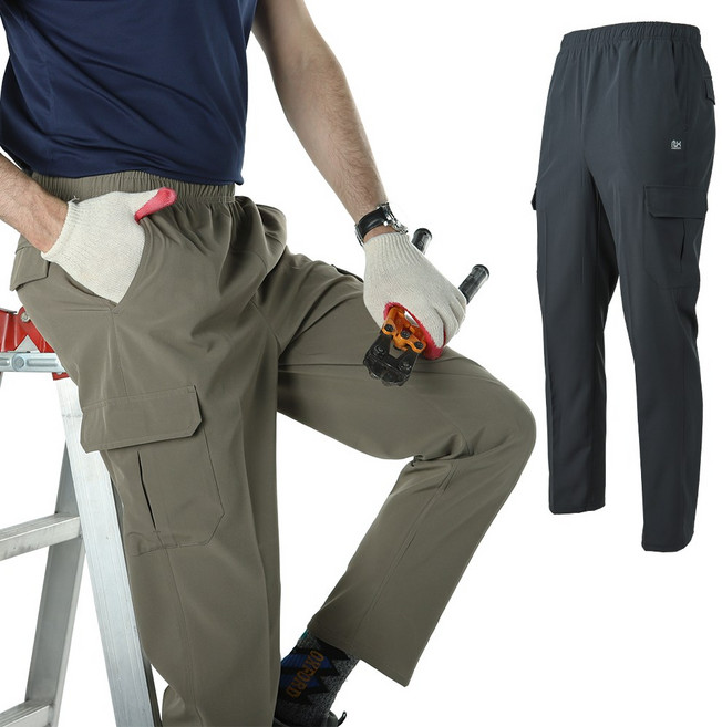 모렉스 1+1 노가다 작업복 건빵 스판 쿨 트레이닝 작업바지 166 츄리닝 팬츠 하의 원플러스원