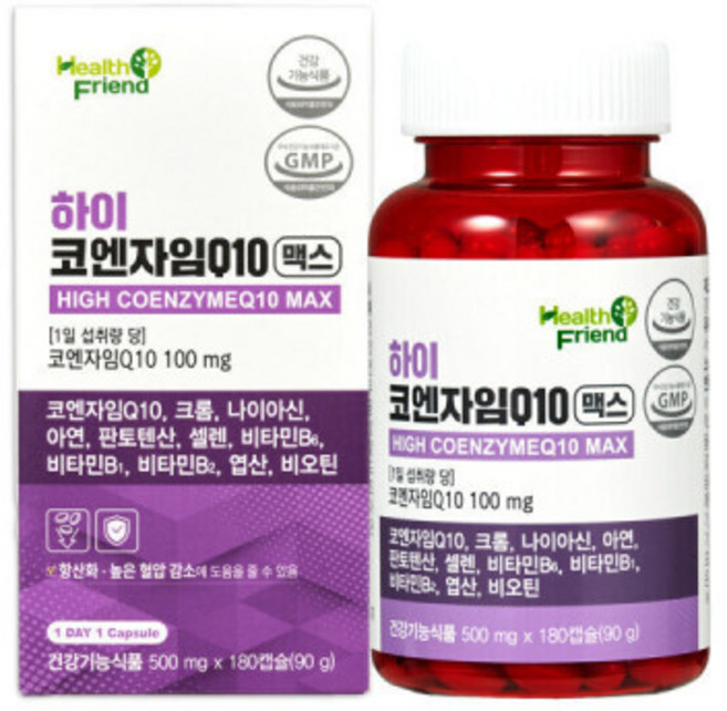 코엔자임Q10 6개월분 코큐텐 코엔자임큐텐 11종 복합기능성, 6개, 1정
