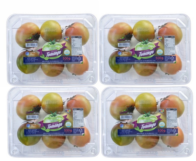 짭짤 스테비아 토마토 단짠 토망고 500gX4팩, 4박스, 500g
