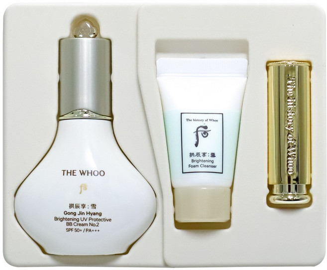 더후 공진향 설 미백 선 비비 세트 / 미백 자외선 차단 주름개선 기능성 화장품, 1개, 40ml, 2호