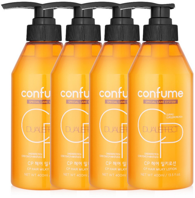 컨퓸 헤어 밀키로션, 400ml, 4개