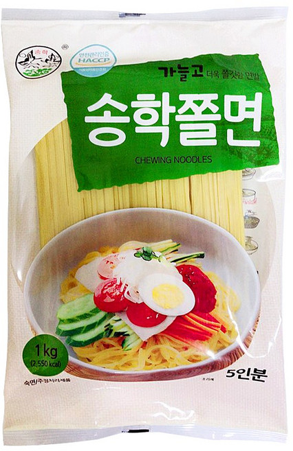 송학식품 송학쫄면, 1kg, 10개