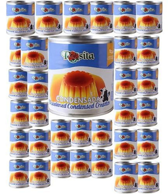 Rosita Condensada Sweetened Condensed Creamer 13.4 oz (Pack of 24) – Rich & Creamy – Ideal for B, 1개