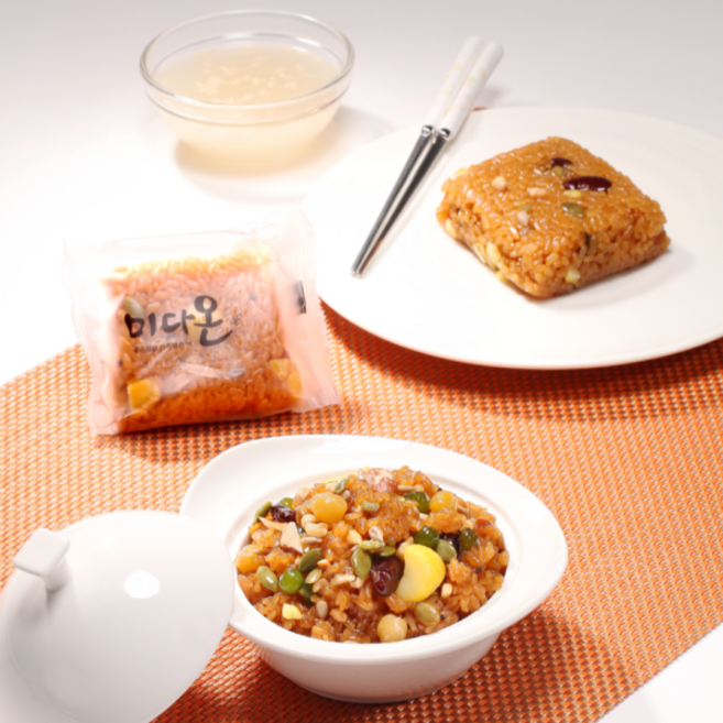 든든한 한끼 식사대용 미다온 약식 개별포장 약밥, 10개, 120g