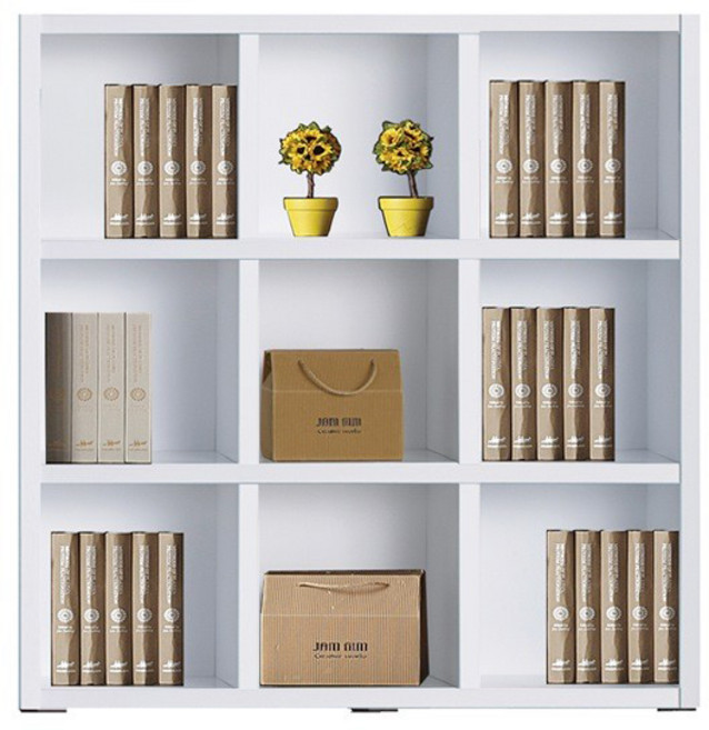 예뫼솔 제이스36T 5단 3단-1200 800 600 400책장 책꽂이 수납장 진열장, 3단-1200책장-화이트, 3단