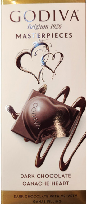 고디바 마스터피스 다크 초콜릿, 86g, 1개