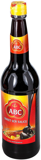 ABC 달콤한 간장 케찹 마니스 소스 20.9온스 (2개 팩) ABC Sweet Soy Kecap Manis Sauce 20.9 Ounce (Pack of 2), 1개, 592g
