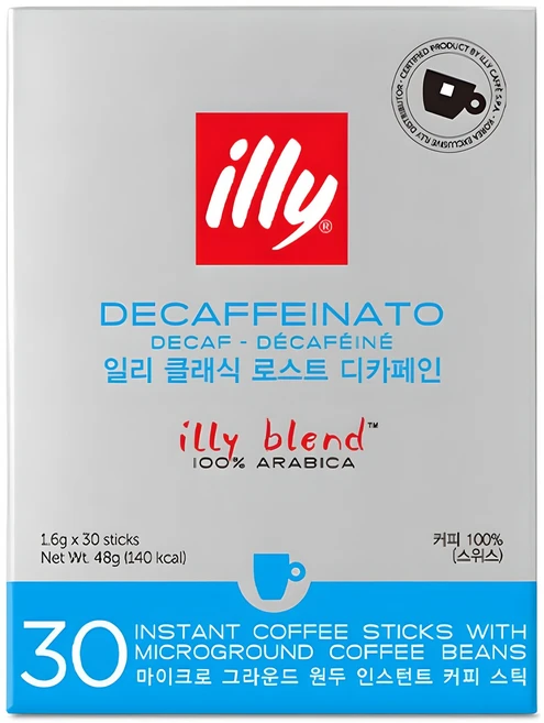 일리 클래식 로스트 디카페인 레귤러 커피, 1.6g, 30개입, 1개 - 쿠팡