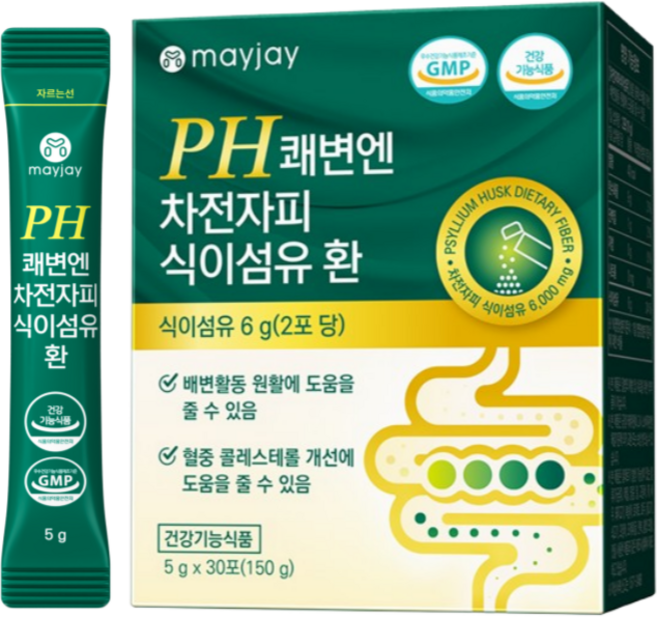 차전자피 환 식이섬유 쾌변엔 메이제이, 1개, 30회분