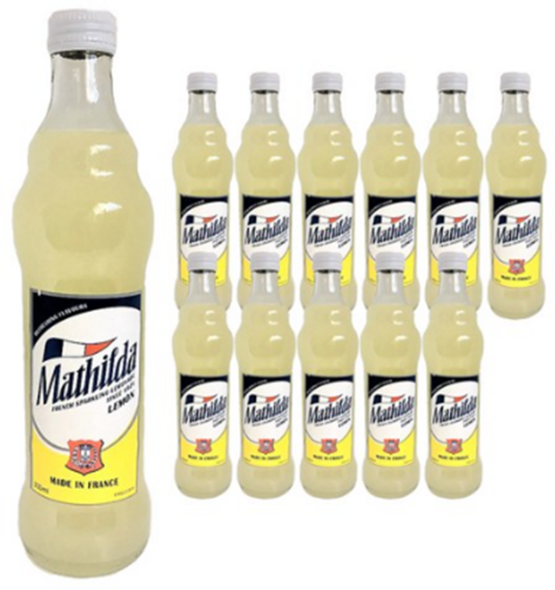 Mathilda 스파클링 레몬 에이드, 330ml, 12개