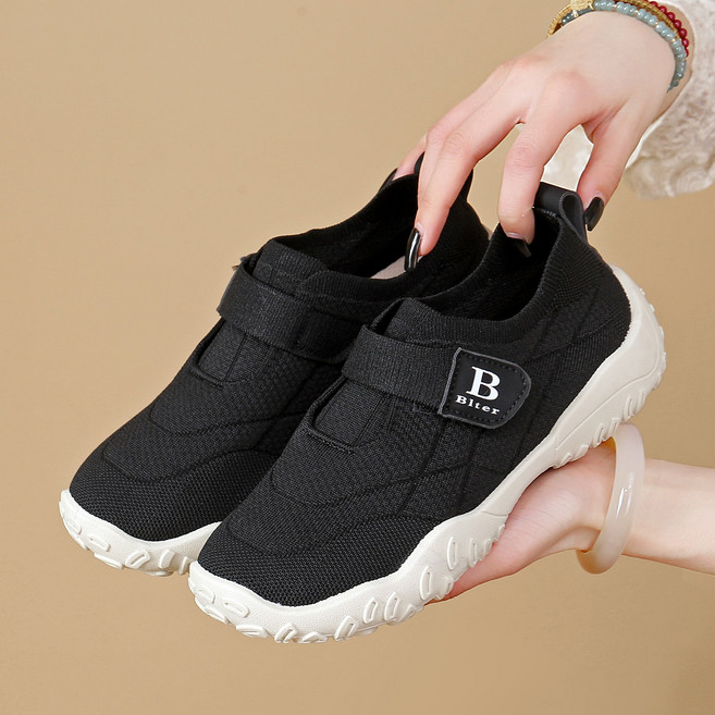 BLTER 여성 니트 메쉬 슬립온 발편한 여름 키높이 스니커즈 미끄럼방지 망사 샌들 컴포트 푹신푹신 가볍고 편한 신발 여성 운동화 엄마 신발 여성 단화 워킹화BL112