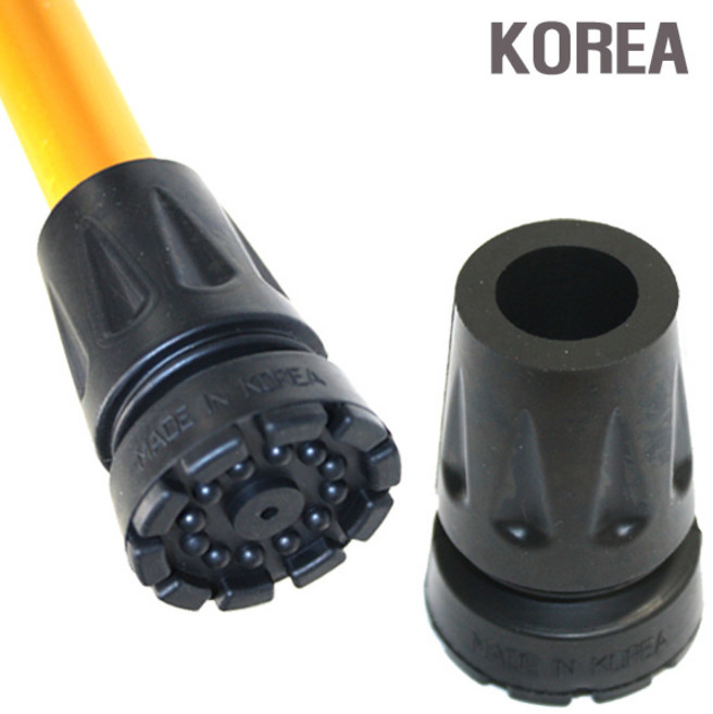 1+1 노인지팡이 지팡이고무 고무팁 고무발 고무패킹, 지팡이고무 1+1, 1세트