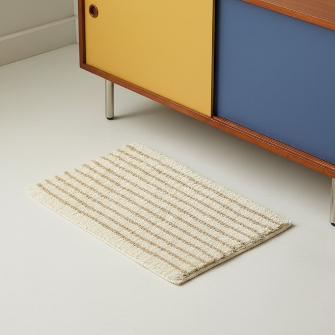 엘리무아 어반 워셔블 욕실발매트/주방발매트, 베이지