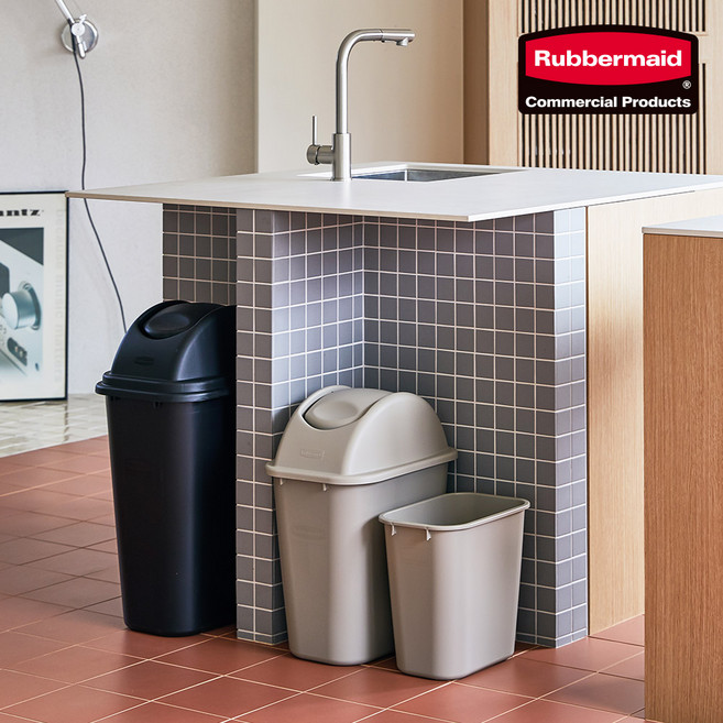 러버메이드 소프트휴지통(소/중/대) 가정용 카페 쓰레기통