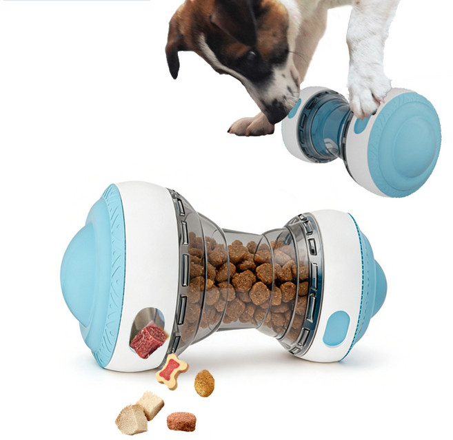 호밍사이 반려견 IQ 간식볼 노즈워크 장난감 후각 훈련 심심해소 천천히 먹이기, 1개, 블루