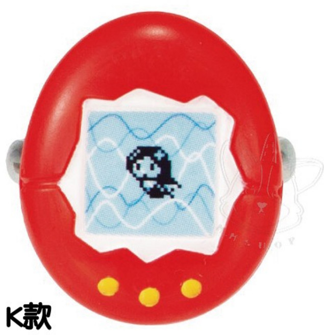 BANDAI 塔麻可吉電子雞模型戒指, 1個, K款/紅色款1 1G391