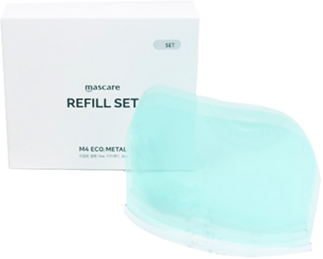 마스케어 M4 투명 위생 마스크 리필형 필름, 1개, 5개입