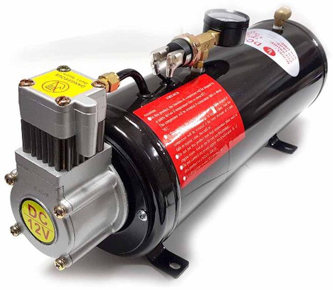 YMT 6120 대용량 에어컴프레셔 3L 12V 에어콤프레샤, 1개