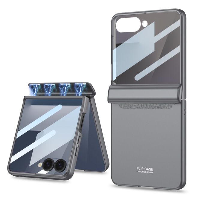 헤미션 Z플립 힌지보호 케이스 외부액정보호필름