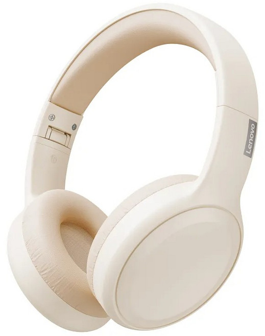 레노버 Lenovo TH30 무선 블루투스 접이식 스포츠 게임 헤드폰, Beige