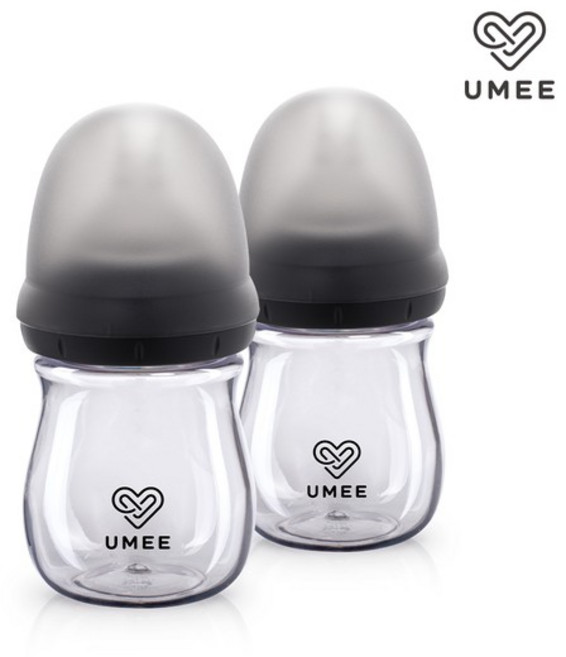 PPSU 160ml 스타트젖병 블랙 2개입 (젖꼭지 포함), 없음, 1개