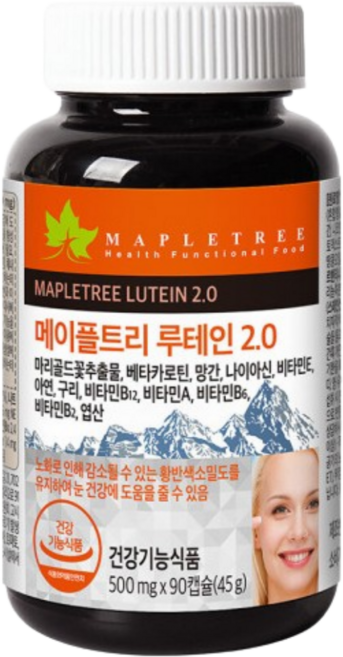 메이플트리 루테인 2.0 눈건강 45g, 90정, 1개